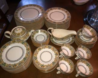 Mintons England Plymouth china service for 11