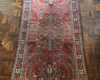 Persian throw rug