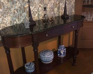 Harden marble top dining room piece