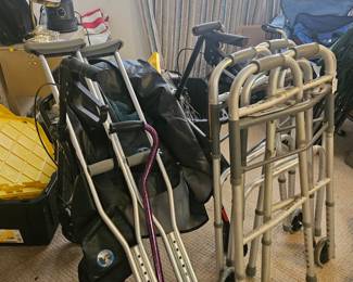 Endless amount of walkers, wheelchairs, all kinds of medical supply brand, new and used
