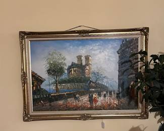 Vintage oil paintings on canvas