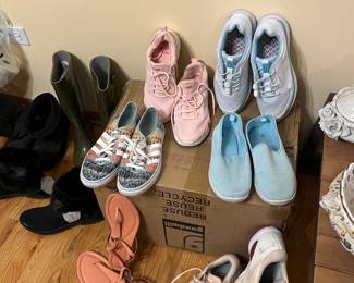 Like new ladies, gym shoes, boots