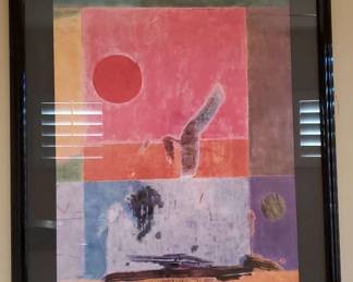 Tsugio Hattori Abstract Art Signed
