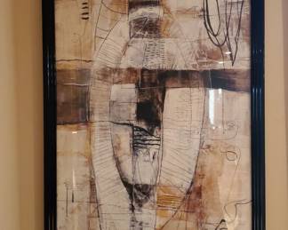 Modern Framed Art Piece