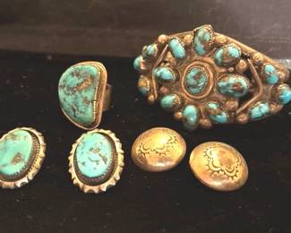 Sterling Turquoise Southwest Jewelry