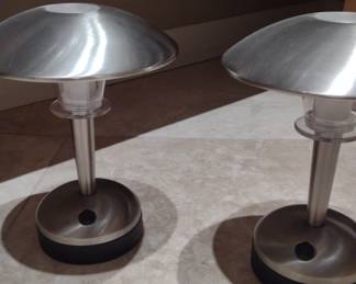 Metro Stainless Steel Mushroom Lamps