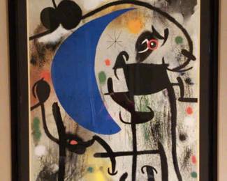 Abstract Moon Joan Miro