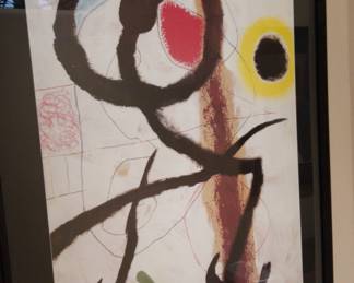 Joan Miro Signed Print