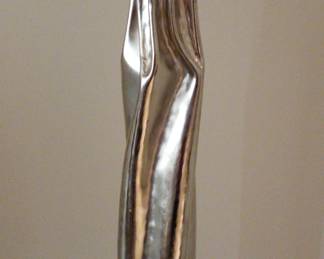 Abstract Liquid Metal Style Candle Stand