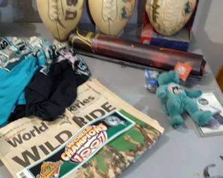 Signed Miami Dolphins stuff