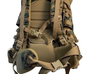 TEWA717 Propper International USMC Camo Backpack With Frame And Addl Bag Backpack is in very good condition.
