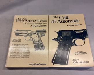 TEWA702 Books On M911 Pistol Series By Jerry Kuhnhausen Books appear never to have been read. &nbsp; Books are Volumes 1 and 2.&nbsp;
