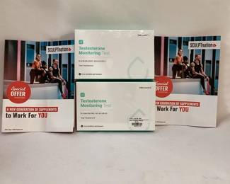 TEWA708 Testerone Monitoring Kits CLIA Certified Labs Kits are unopened and come with brochures from Sculptnation.
