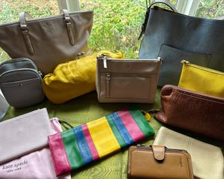 Purses: Kate Spade, Coach, Franchi 