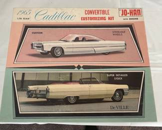 Rare CV Kit 1965 1/25 scale Cadillac, Jo Han 