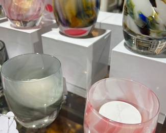 Wow again ! Hot Collectible GLASSY BABY Votives in Many Colors / all named / Good Selection