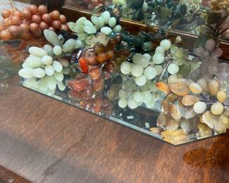 Stone grape clusters