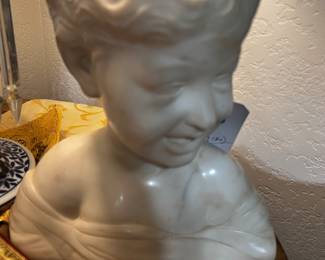 Marble Bust ‘the laughing boy’
