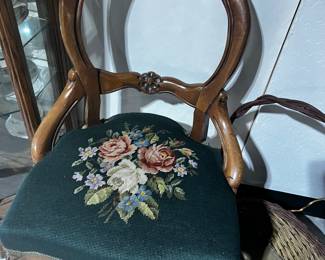 Got a few Nice Needlepoint Antique Chairs