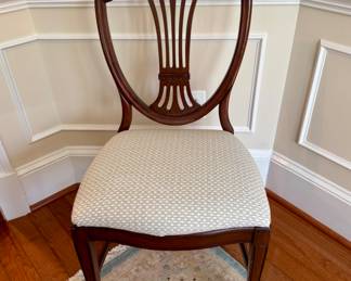 Four Duncan Phyfe dining chairs