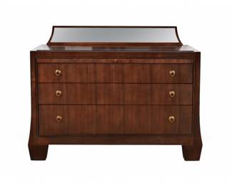 PAIR of Barbara Barry for Henredon - Mahogany 3 Drawer Night Stands