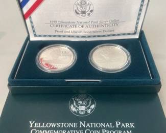 Yellowstone National Park Commemorative Coins
