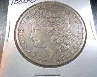 1888 O Morgan Silver Dollar
