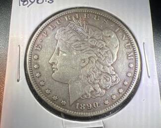 1890 S Morgan Silver Dollar