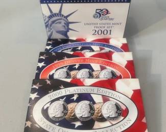 US Mint Proof Quarter Set