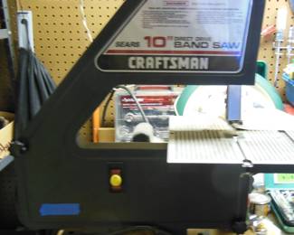 Craftsman band saw and tools