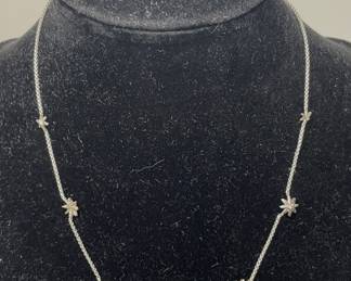David Yurman Starburst Station Chain Necklace