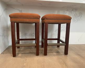 Nailhead barstools