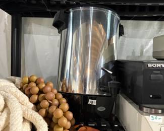 . . . coffee maker