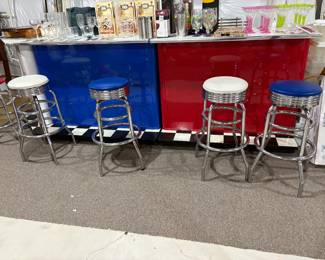 . . . awesome bar and barstools set