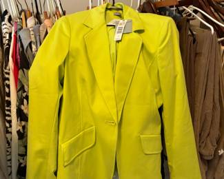 . . . another in chartreuse -- tags still on!