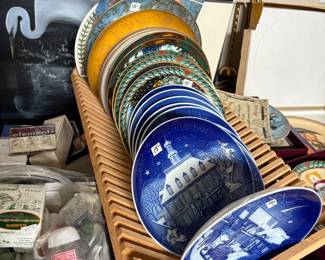 . . . lots of collectible plates