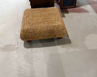 . . . rattan footstool