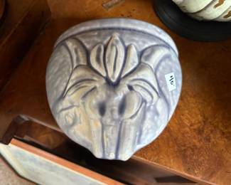 . . . Pewabic wall pocket