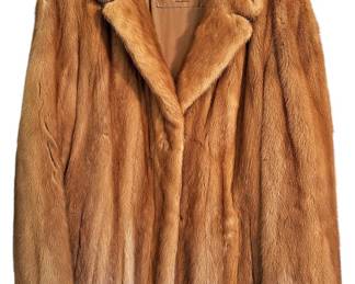 Vintage Ralph Rupley Mink Fur Coat 