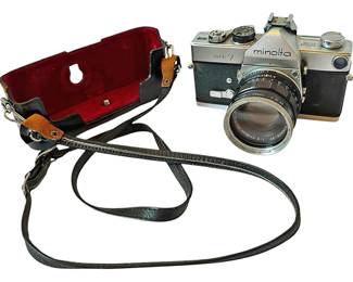 1960s Minolta SR7 35mm Camera in Case 