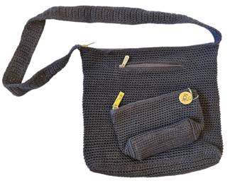 The Sak Navy Blue Crochet Purse Set 
