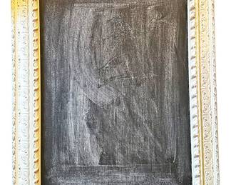 Large Farmhouse Chalkboard in White Frame 