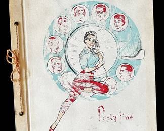 1950s Party Line HyTone Scrapbook 