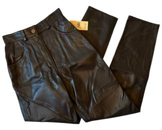 Womens Leather Pants New With Tag 