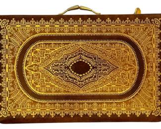 Beautiful Vintage GoldEmbossed Purse 