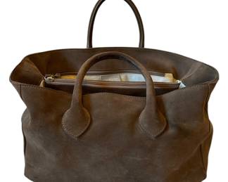 Mark Graham Elisabetta Suede Tote 