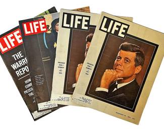 Historic JFK Life Magazine Issues 