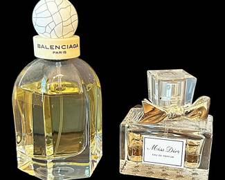 2 Partial Bottles of Designer Perfume 