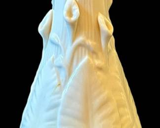 Vintage Belleek White Bud Vase 