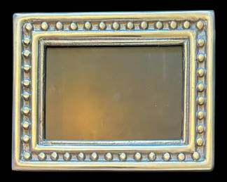 Solid Metal SilverTone Picture Frame 